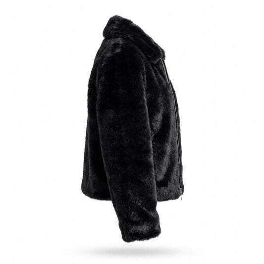 Mens Outlet House - Sevel | Faux-Fur Zip-Up Jacket Women