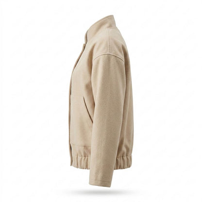 Mens Outlet House - Ellev | Felted Stand-Collar Jacket Women