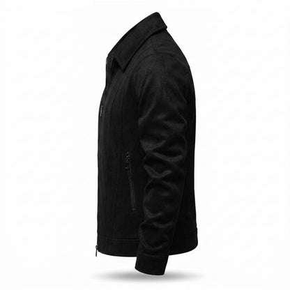 Mens Outlet House - Lamir | Faux Suede Zip-Up Jacket Men
