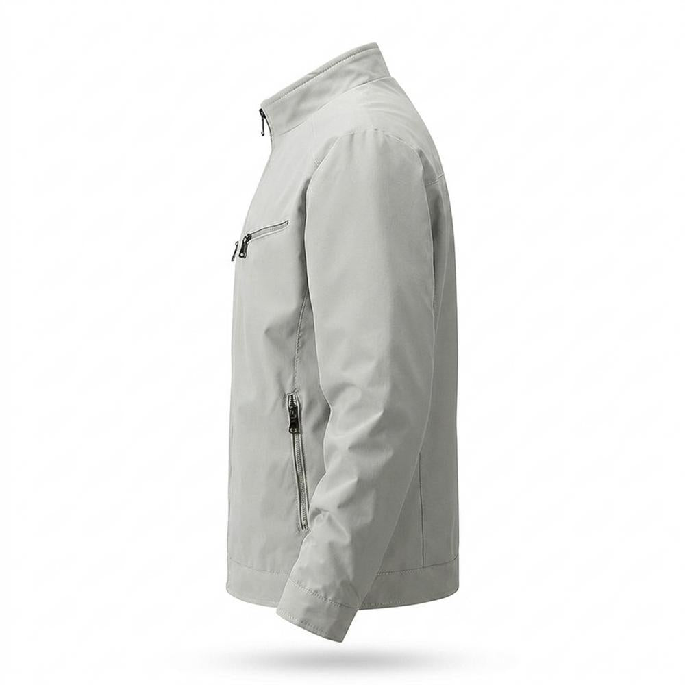 Mens Outlet House - Yotak | Zip-Up Stand-Collar Jacket Men