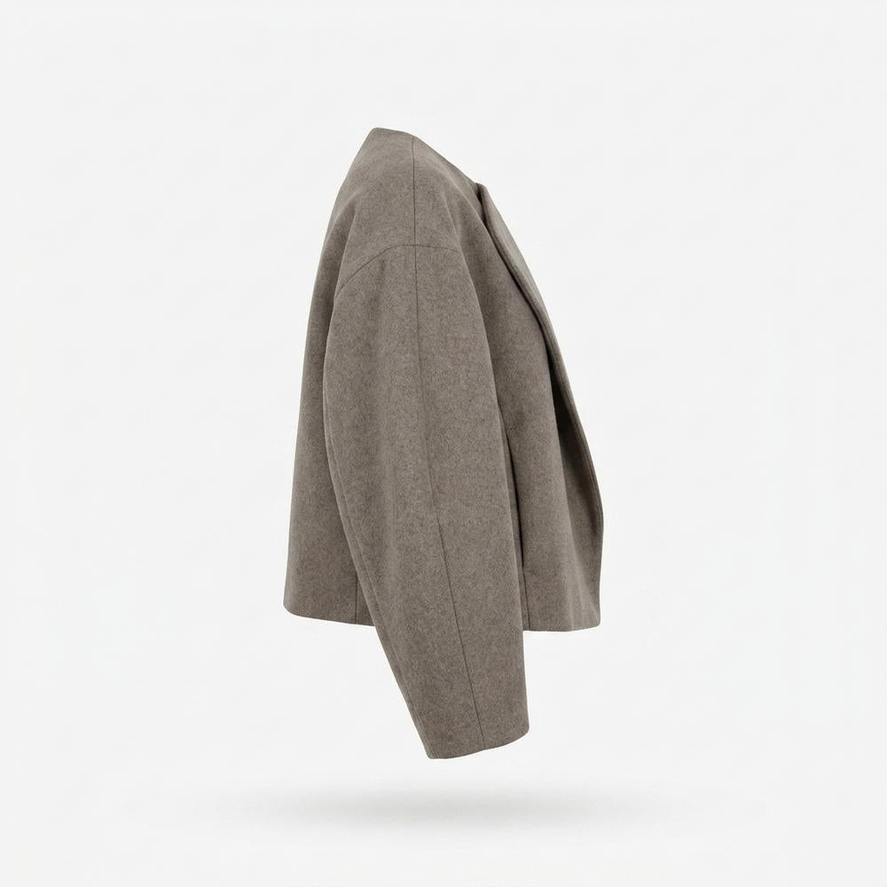 Mens Outlet House - Yohal | Collarless Cropped Jacket Women