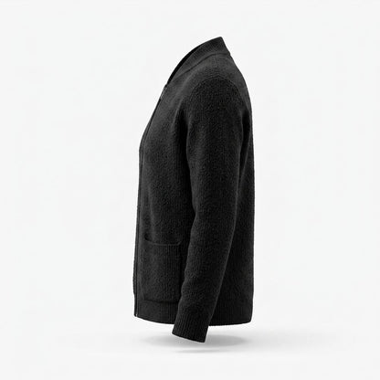 Mens Outlet House - Vetal | Zip-Up Textured Knit Cardigan Women