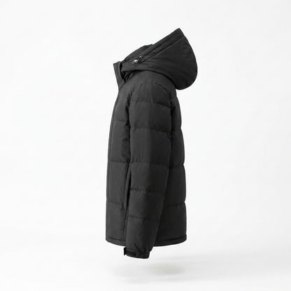 Mens Outlet House - Coral | Padded Hooded Jacket Men