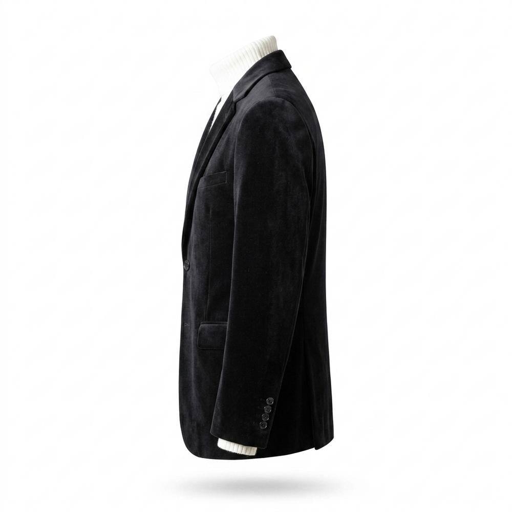 Mens Outlet House - Raron | Velvet Tailored Blazer Men