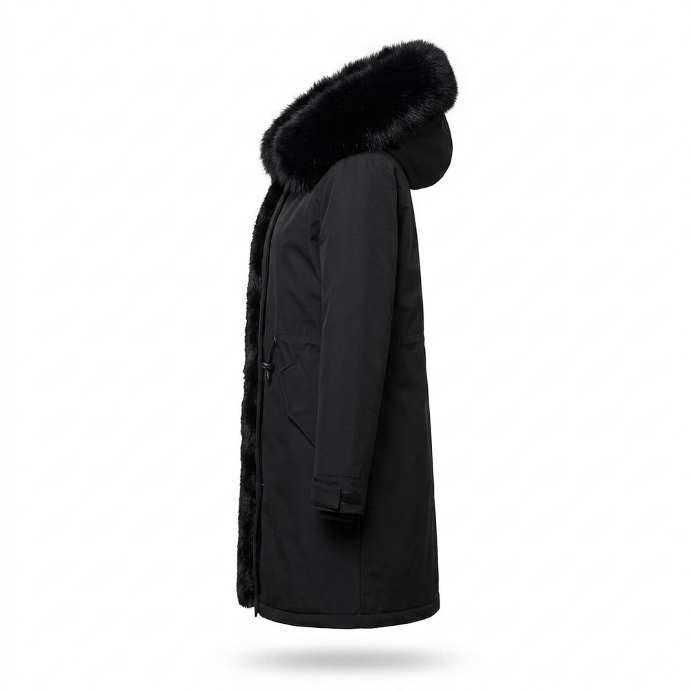 Mens Outlet House - Yolom | Plush-Lined Hooded Coat Women
