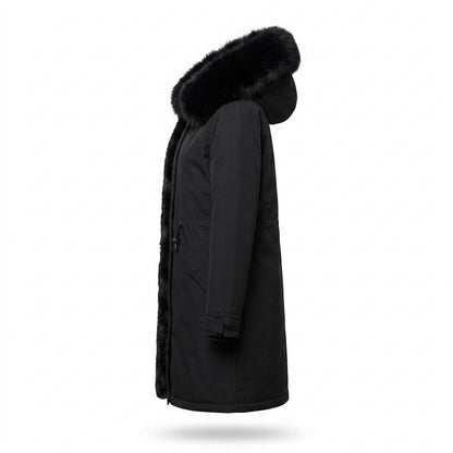 Mens Outlet House - Yolom | Plush-Lined Hooded Coat Women