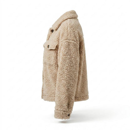 Mens Outlet House - Dasal | Plush Button-Down Jacket Women