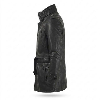 Mens Outlet House - Senal | Fleece-Lined Stand Collar Coat Men