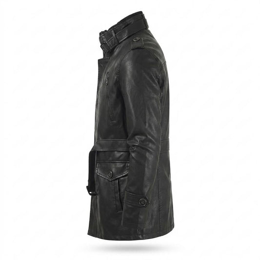 Mens Outlet House - Senal | Fleece-Lined Stand Collar Coat Men