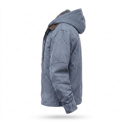Mens Outlet House - Kanor | Fleece-Lined Hooded Jacket Men