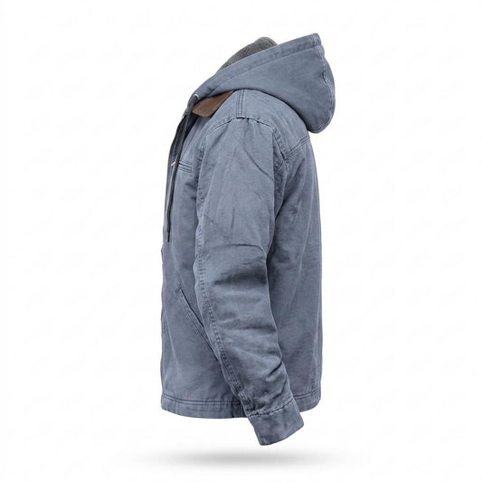 Mens Outlet House - Kanor | Fleece-Lined Hooded Jacket Men