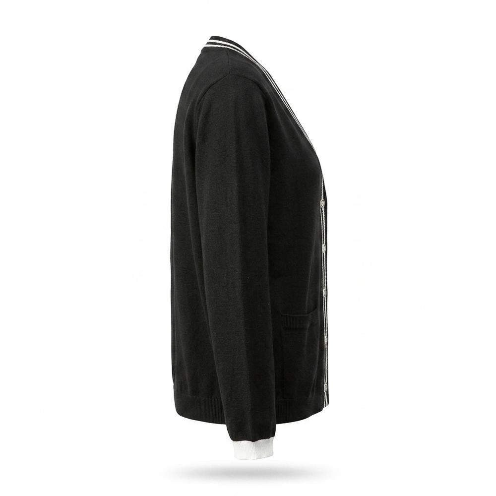 Mens Outlet House - Laren | V-Neck Embroidered Knit Cardigan Women