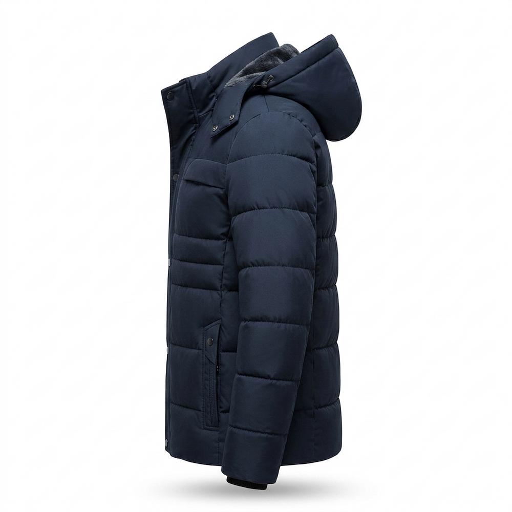 Mens Outlet House - Samel | Quilted Hooded Jacket Men