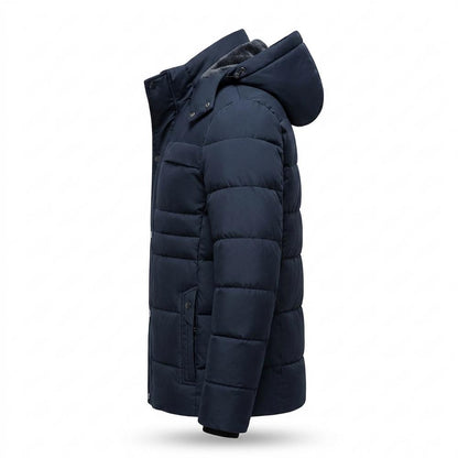 Mens Outlet House - Samel | Quilted Hooded Jacket Men
