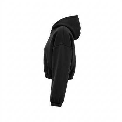 Mens Outlet House - Vidan | Cropped Zip-Up Hoodie Women