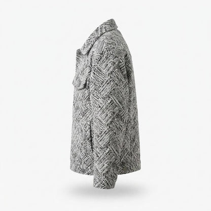 Mens Outlet House - Mopid | Patterned Straight-Cut Jacket Unisex