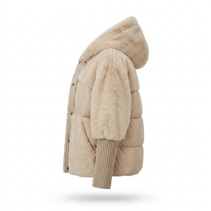 Mens Outlet House - Mimel | Hooded Mixed-Material Jacket Women