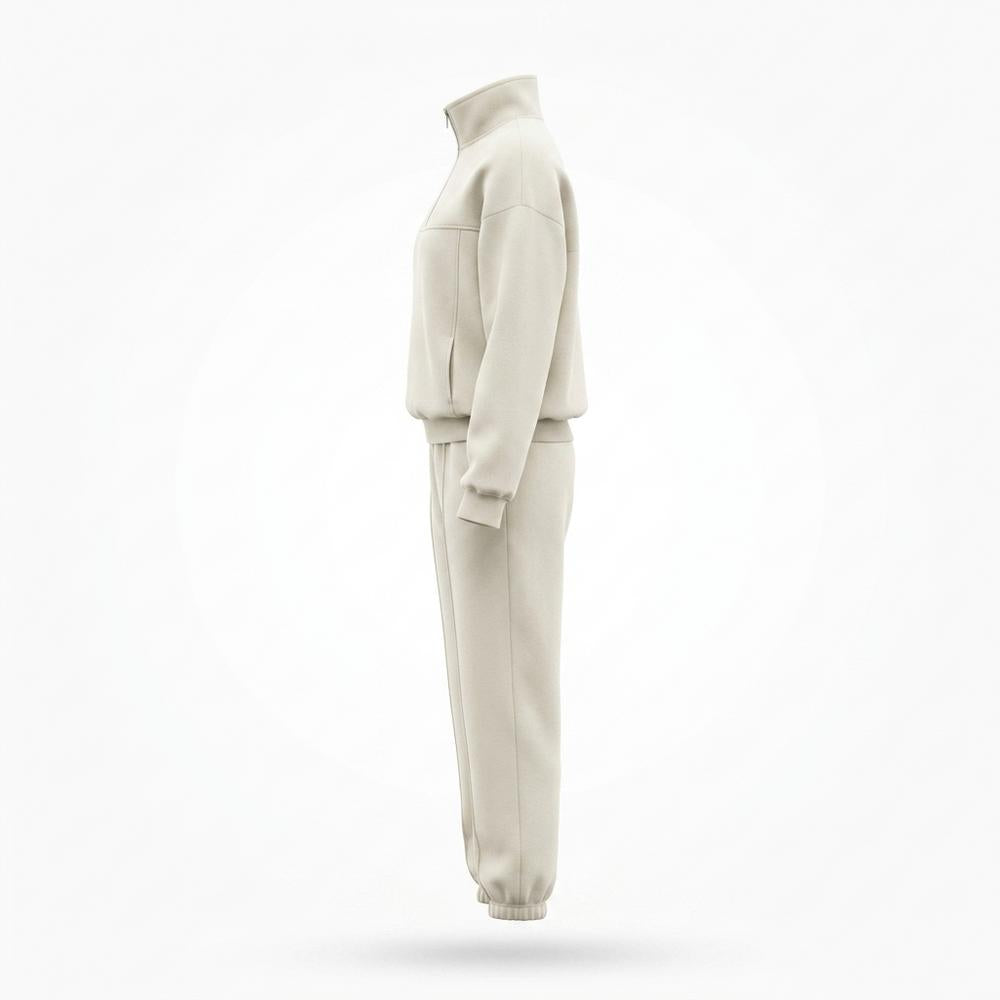 Mens Outlet House - Yiwev | Half-Zip Funnel-Neck Sweatshirt Unisex