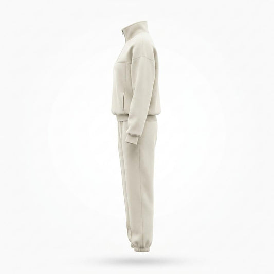 Mens Outlet House - Yiwev | Half-Zip Funnel-Neck Sweatshirt Unisex