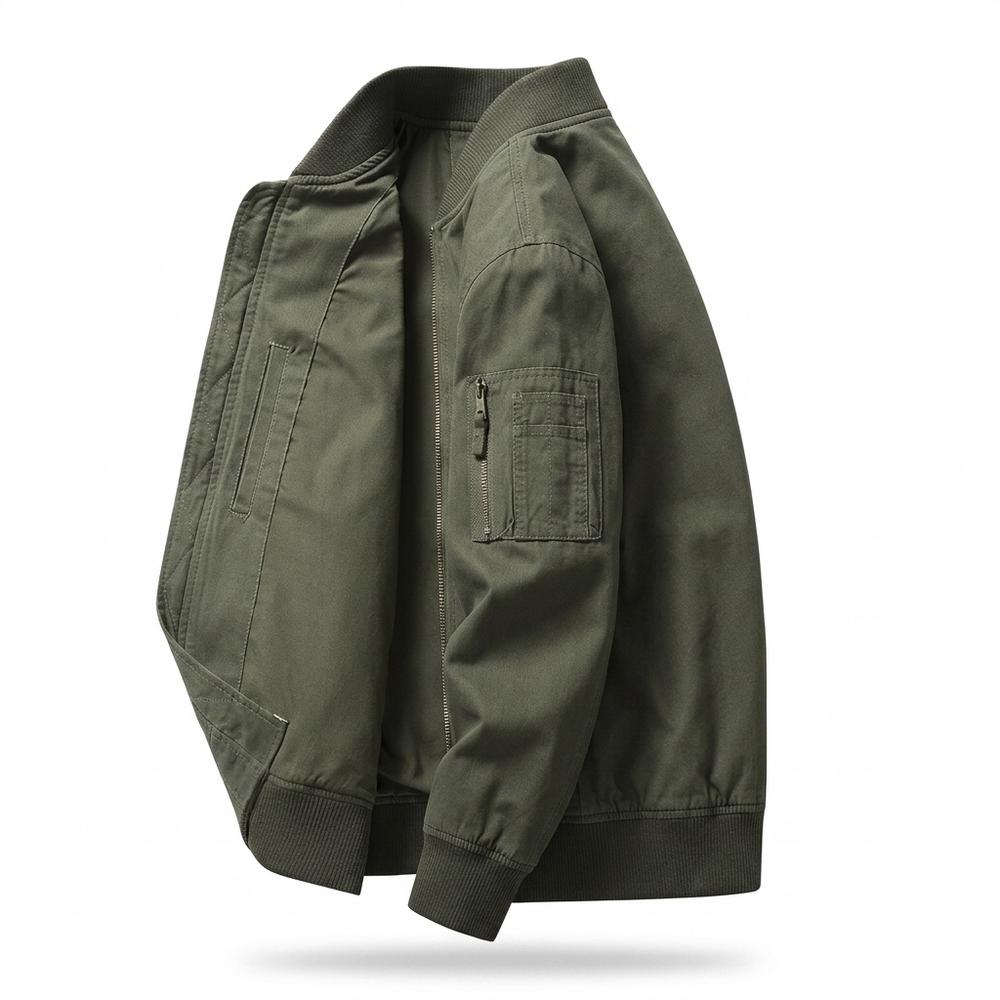 Mens Outlet House - Mitin | Zip-Up Bomber Jacket Men