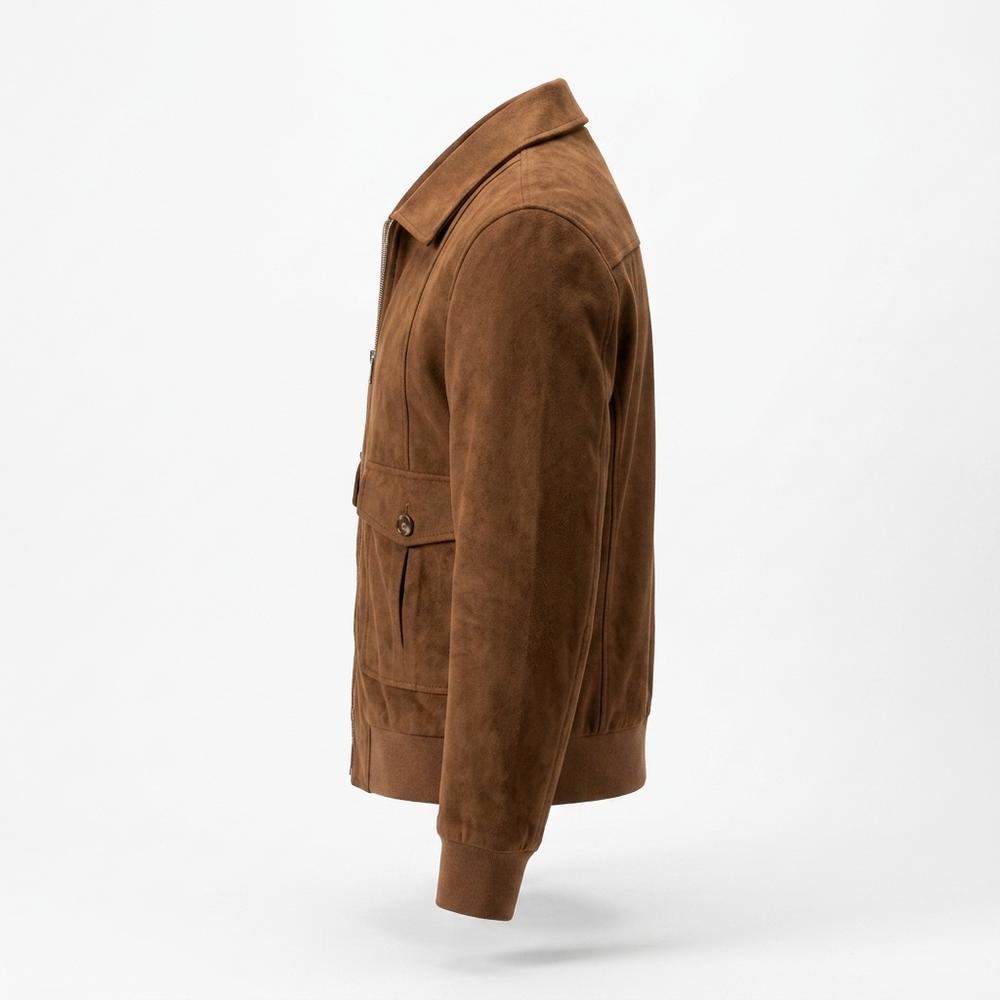 Mens Outlet House - Lakam | Zip-Up Faux-Suede Jacket Men