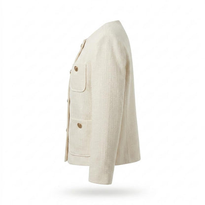 Mens Outlet House - Sewam | Collarless Tweed Jacket Women