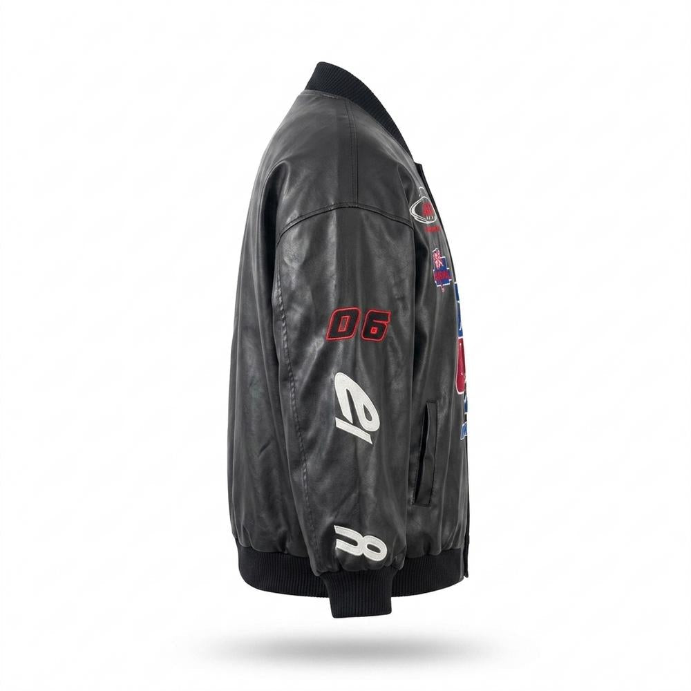 Mens Outlet House - Zevin | Embroidered Racing Jacket Unisex