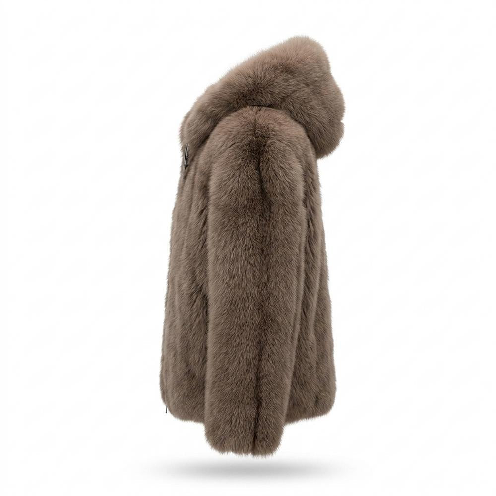 Mens Outlet House - Lykar | Hooded Faux Fur Jacket Unisex