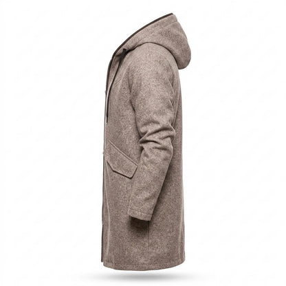 Mens Outlet House - Nimin | Hooded Heathered Coat Men