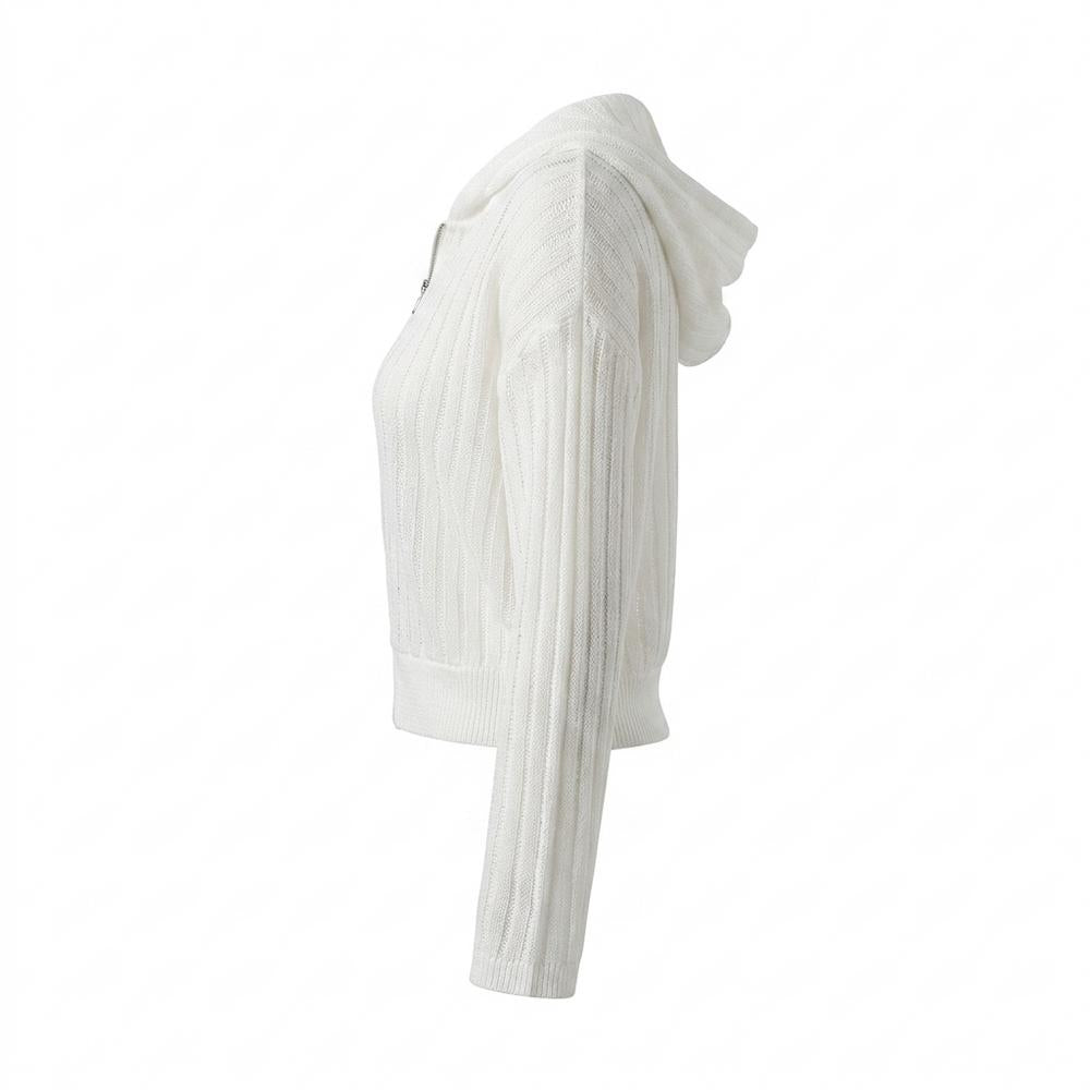 Mens Outlet House - Senor | Rib-Knit Zip-Up Hoodie Women