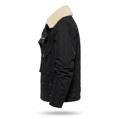 Mens Outlet House - Nudam | Sherpa-Collared Lined Jacket Men