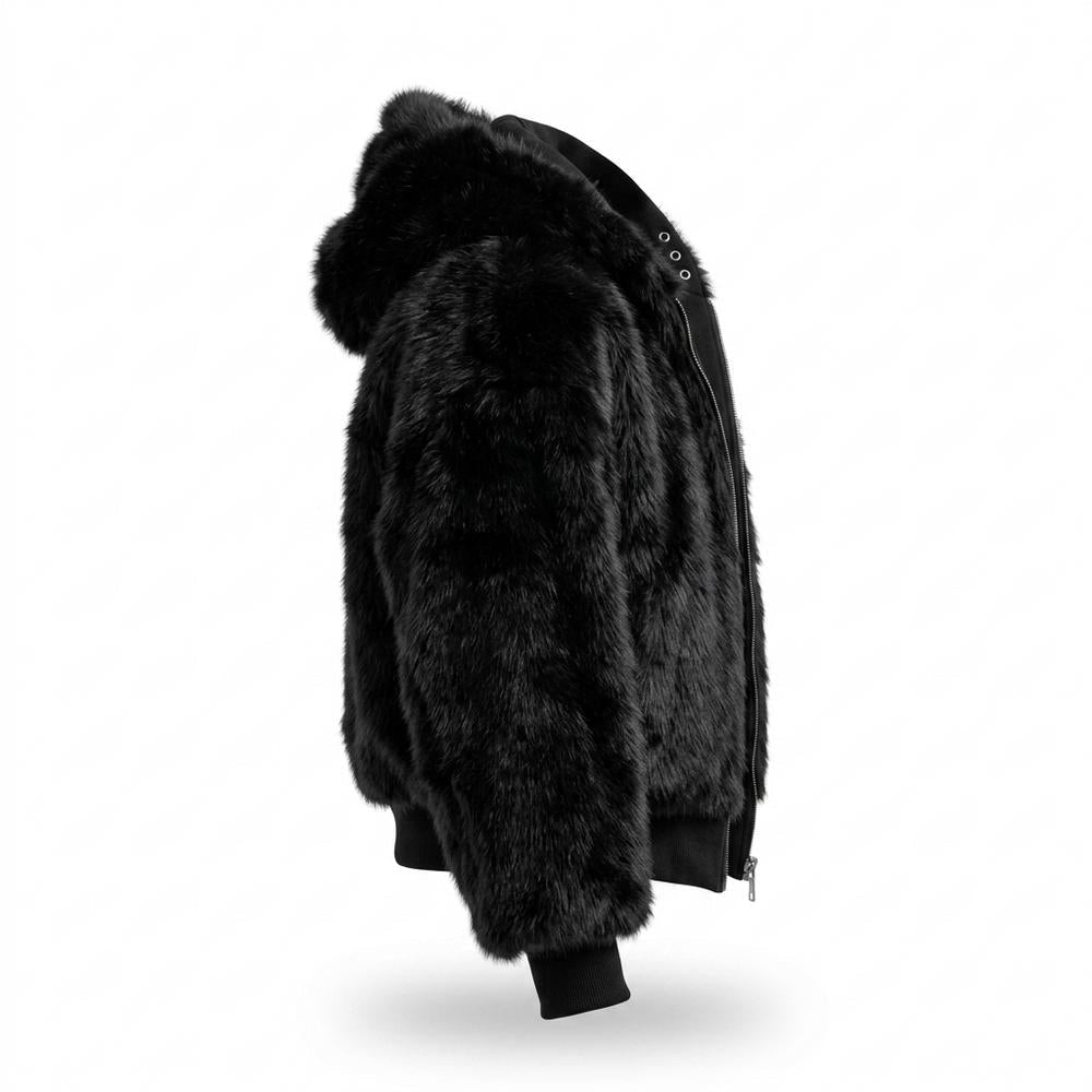 Mens Outlet House - Rabid | Faux Fur Hooded Jacket Unisex