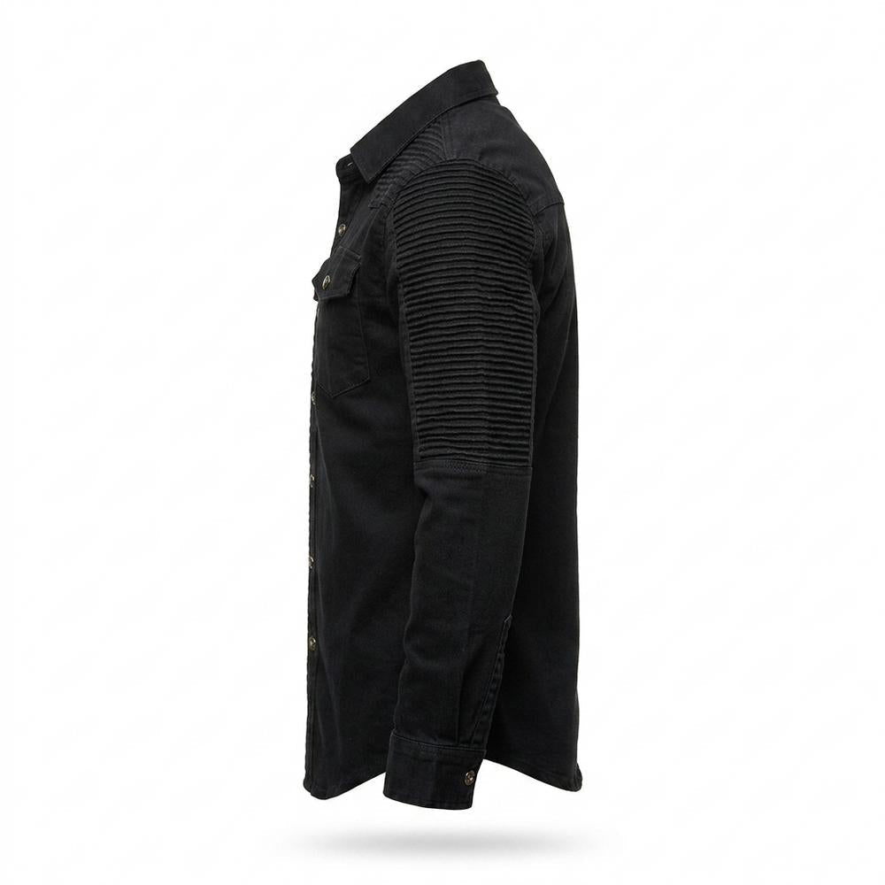 Mens Outlet House - Ninal | Ribbed Slim-Fit Shirt Men