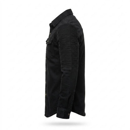 Mens Outlet House - Ninal | Ribbed Slim-Fit Shirt Men