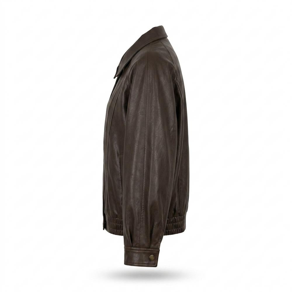 Mens Outlet House - Eefin | Zip-Up Collared Leather Jacket Women