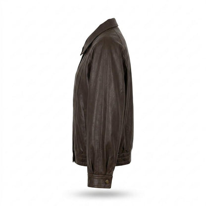 Mens Outlet House - Eefin | Zip-Up Collared Leather Jacket Women