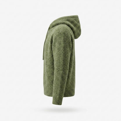 Mens Outlet House - Vusan | Rib-Knit Relaxed Fit Hoodie Unisex