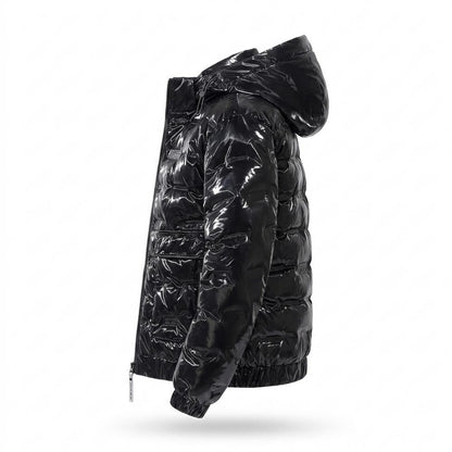 Mens Outlet House - Zerev | High-Shine Quilted Jacket Unisex