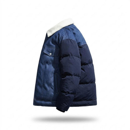 Mens Outlet House - Nodar | Padded Sherpa-Collar Jacket Men