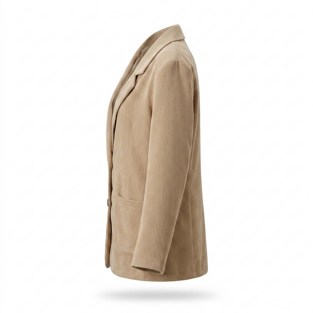 Mens Outlet House - Yoren | Corduroy Single-Breasted Blazer Women