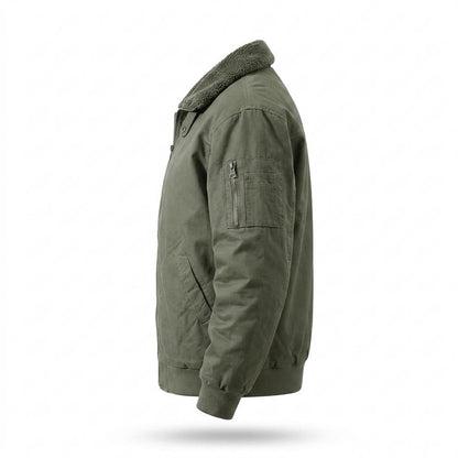 Mens Outlet House - Talin | Fleece-Lined Zip-Up Jacket Men