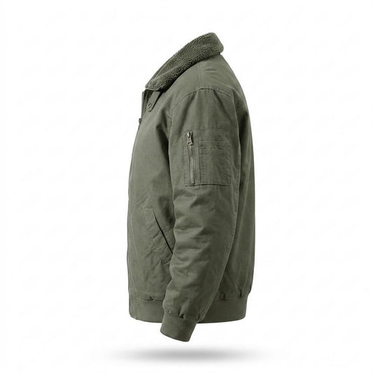 Mens Outlet House - Talin | Fleece-Lined Zip-Up Jacket Men