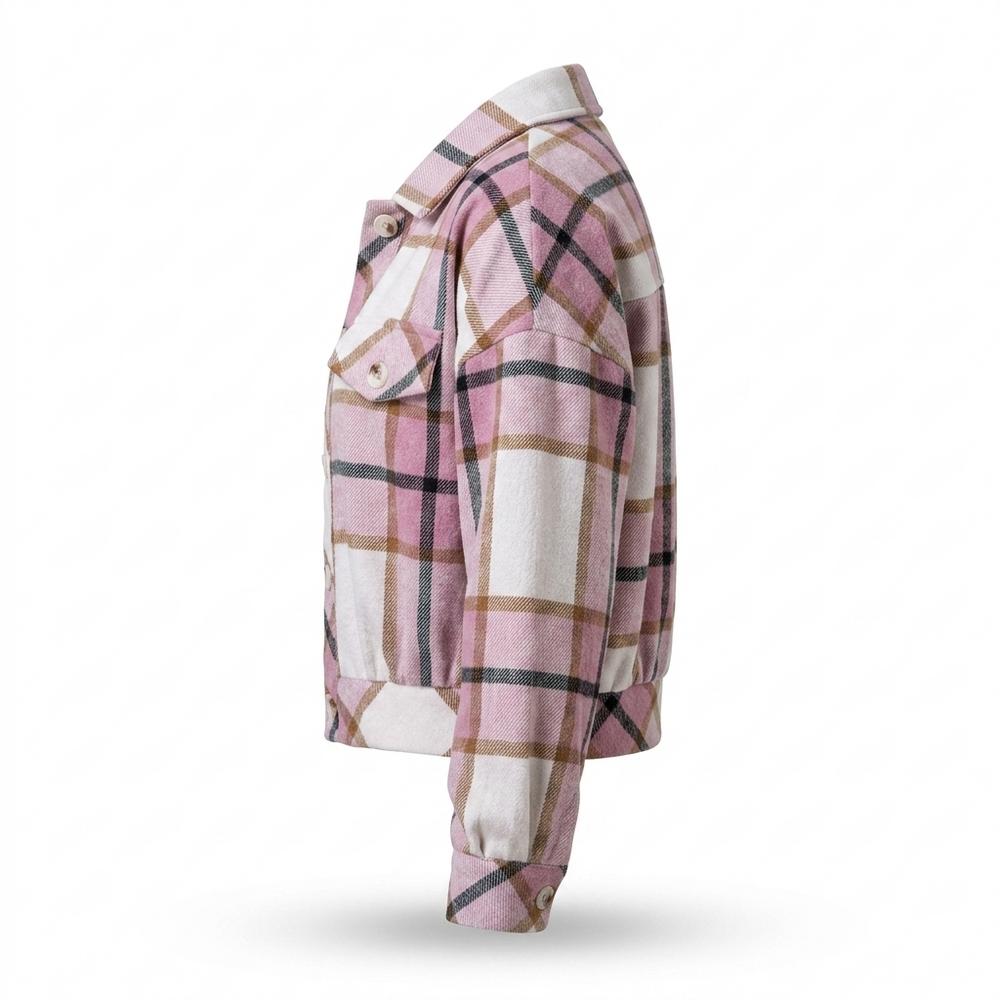 Mens Outlet House - Vazor | Plaid Cropped Jacket Women