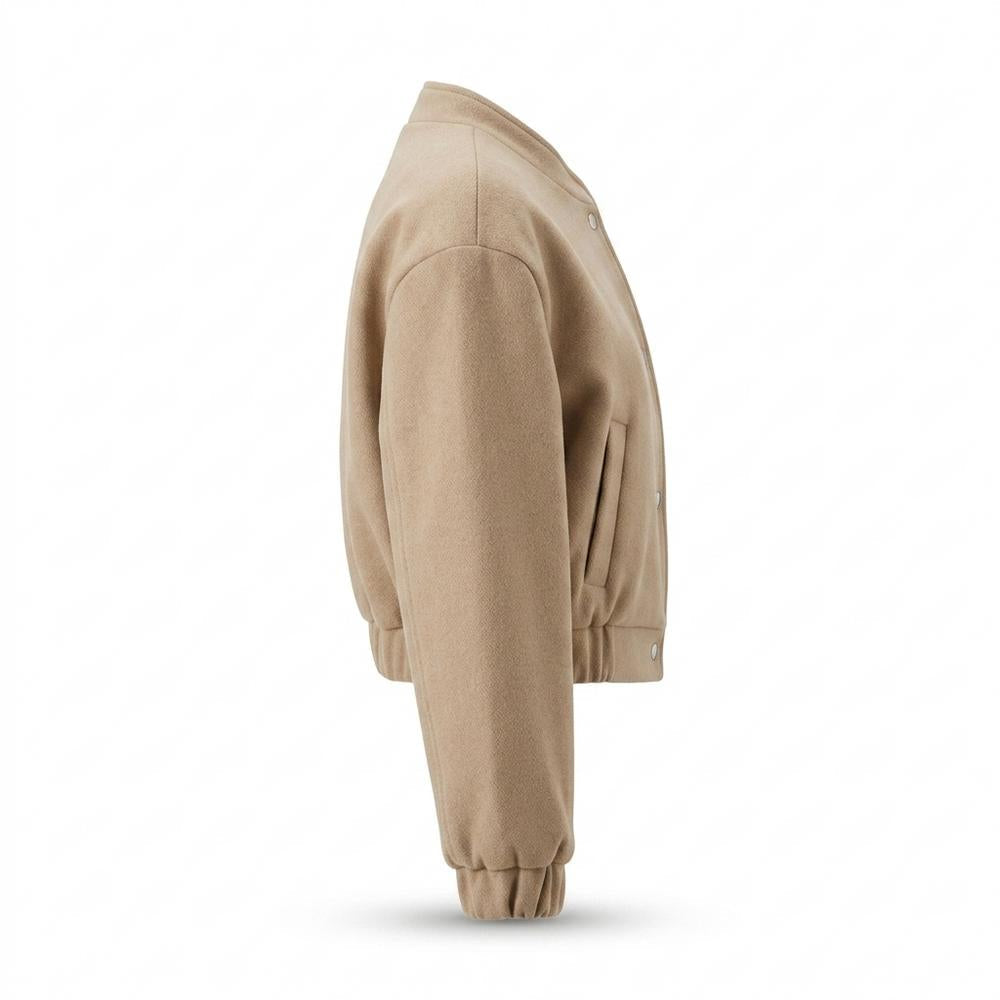 Mens Outlet House - Coren | Cropped Snap-Button Jacket Women