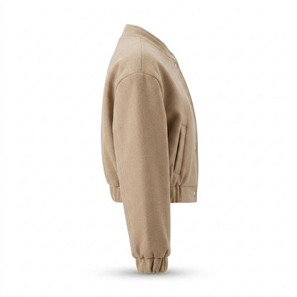 Mens Outlet House - Coren | Cropped Snap-Button Jacket Women