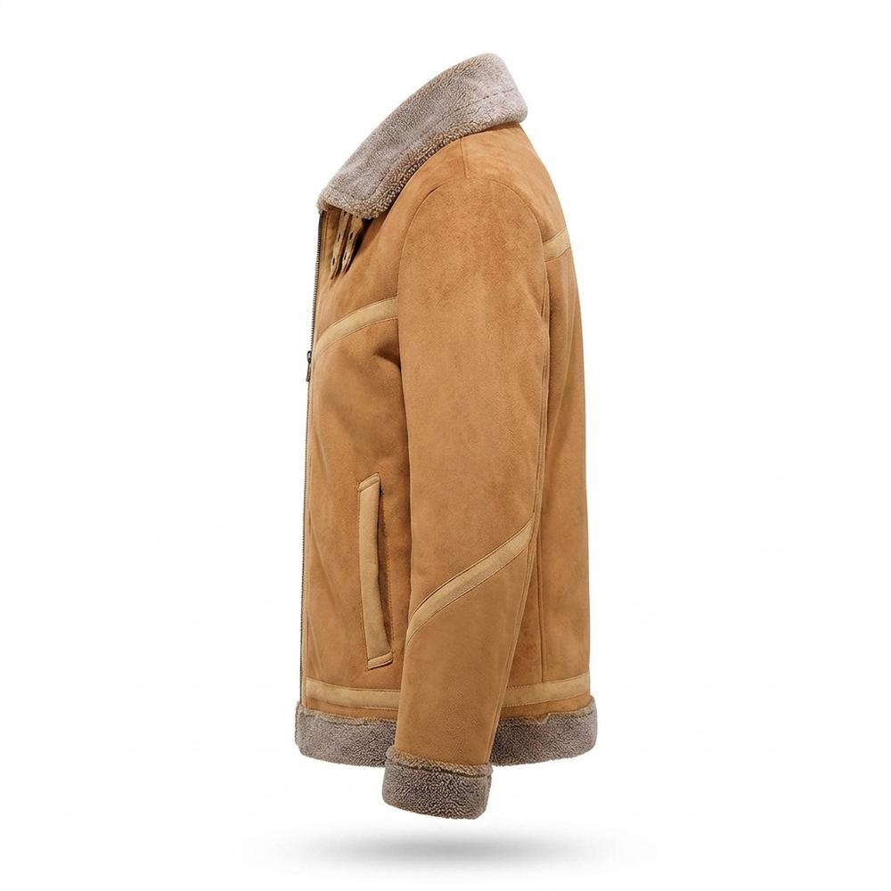 Mens Outlet House - Davan | Shearling-Lined Zip-Up Jacket Men