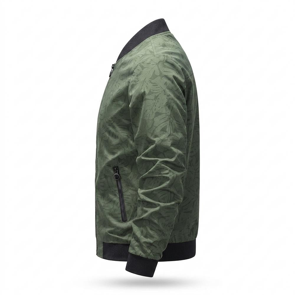 Mens Outlet House - Vazan | Patterned Zip-Up Jacket Men
