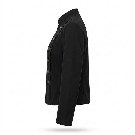 Mens Outlet House - Zator | Button-Front Stand-Collar Jacket Women