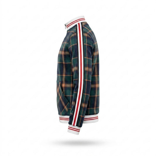 Mens Outlet House - Zaver | Plaid Zip-Up Jacket Unisex