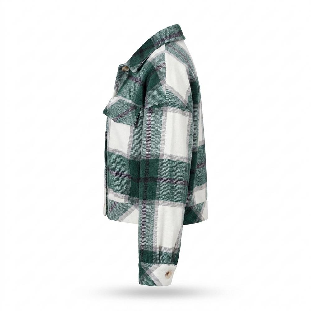 Mens Outlet House - Kakar | Plaid Cropped Jacket Women